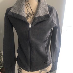 Puma cowl neck gray sweater